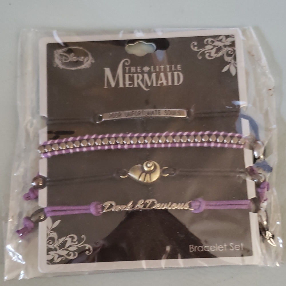 Little Mermaid bracelet set